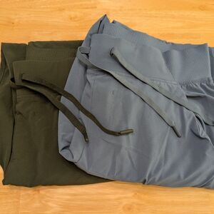 2 ALL in Motion Jogger Pants in Green and Gray